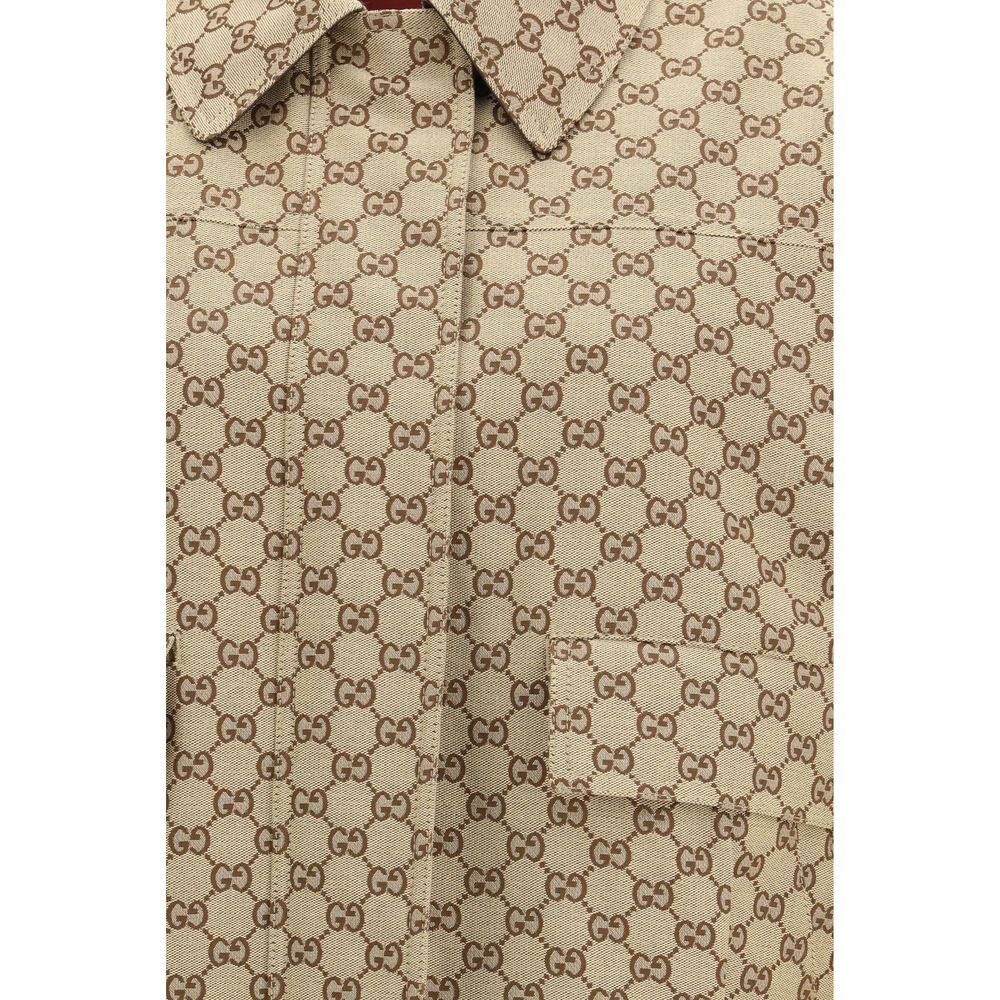 Gucci Beige Baumwoll Bomberjacke
