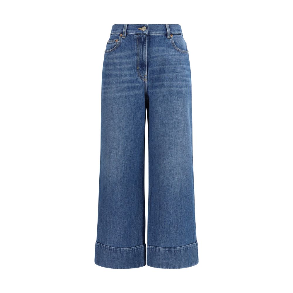 Valentino Blue Cotton Denim Jeans