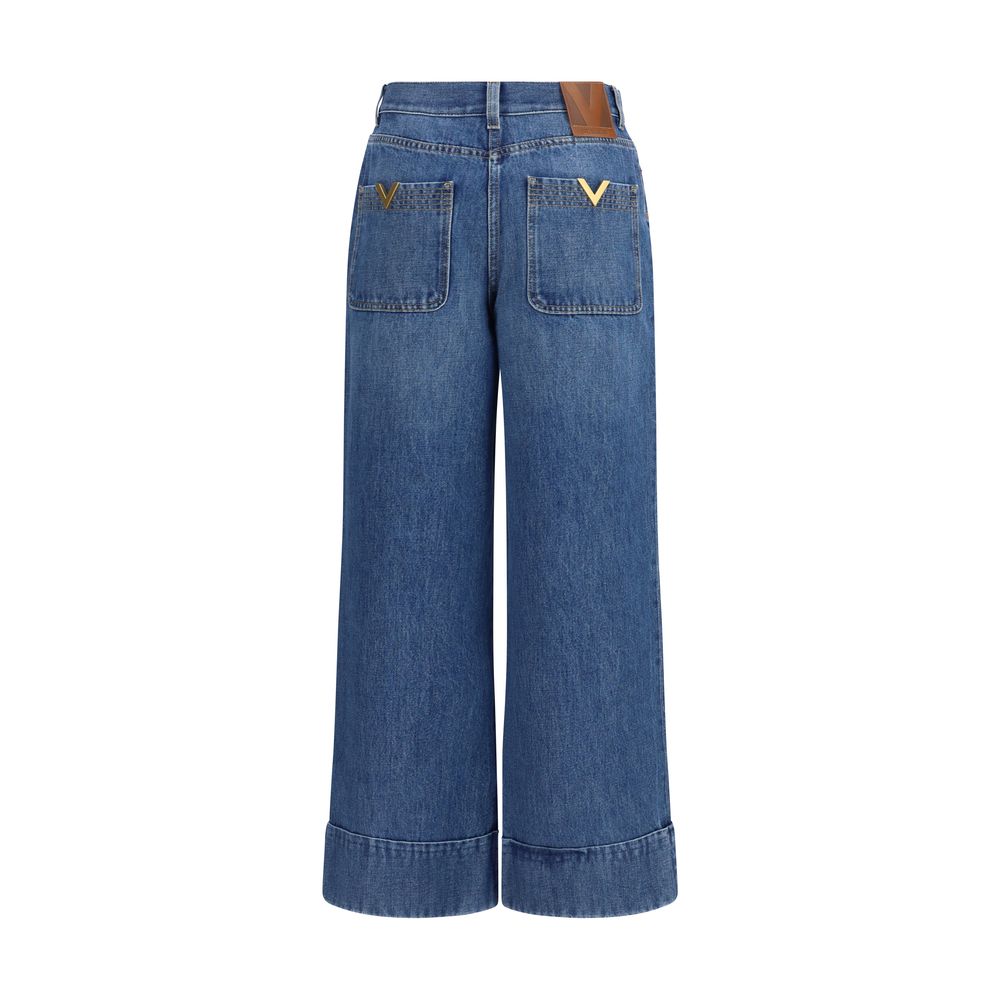 Valentino Blue Cotton Denim Jeans