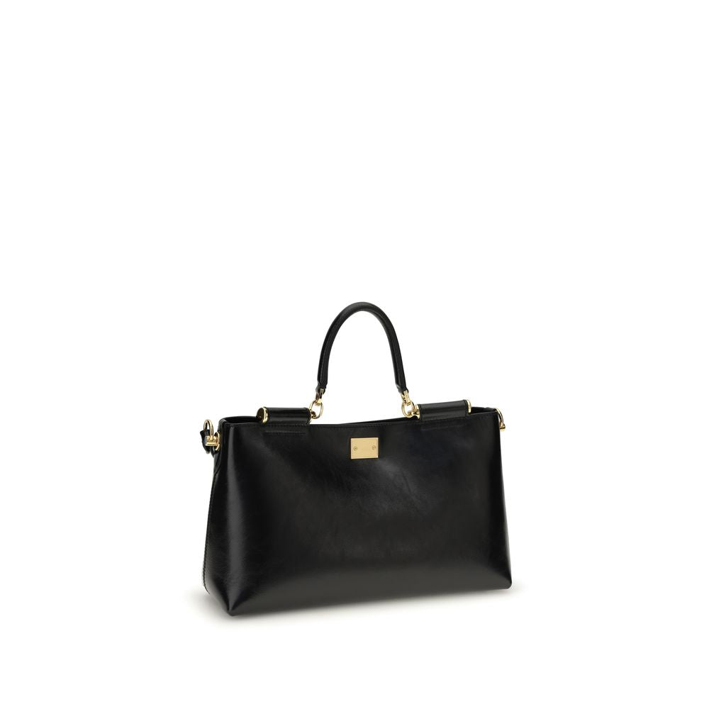 Dolce & Gabbana Black Calfskin Bos Taurus Handbag