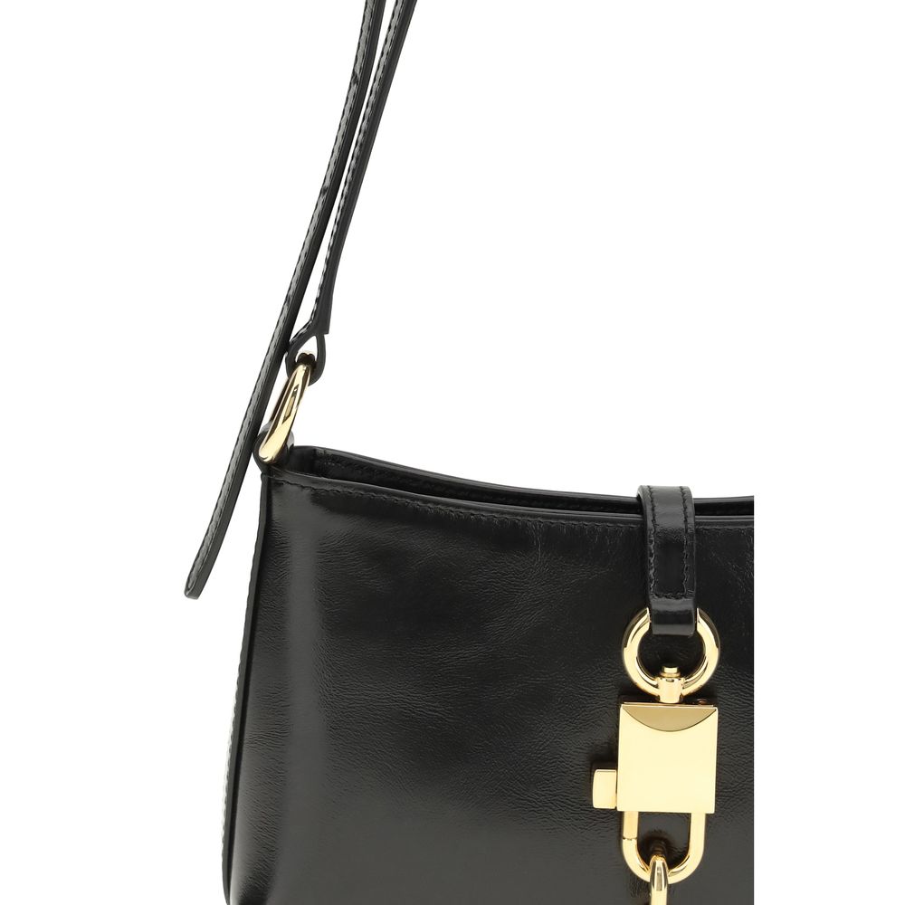 Dolce & Gabbana Black Calfskin Bos Taurus Shoulder Bag