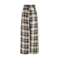 MARBELL Mehrfarbige Leinen-Freizeithose
