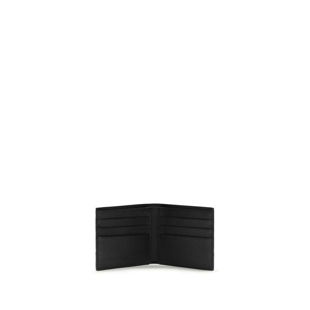 Dolce & Gabbana Black Calfskin Bos Taurus Wallet