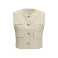 P.A.R.O.S.H. Beige Wool Vest