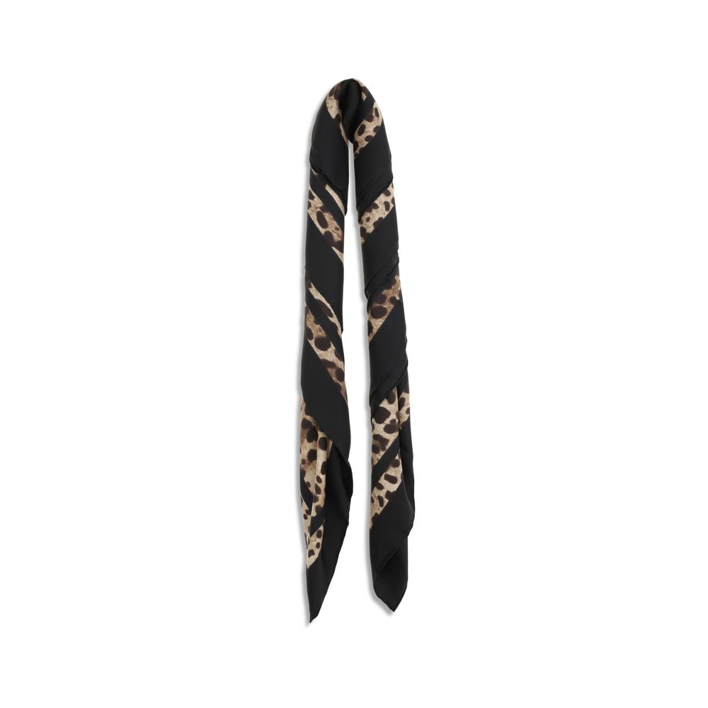 Dolce & Gabbana Mehrfarbiger Seidenschal