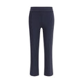 Avenue Montaigne Blaue Freizeithose aus Polyamid