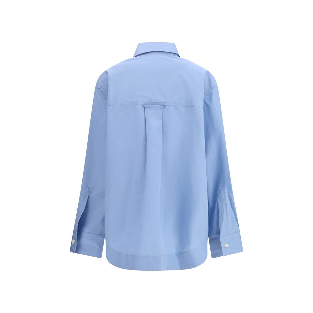 Ami Paris Blaues Baumwollhemd