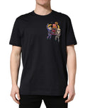 Dolce & Gabbana Black #DGFAMILY Patch Men's Crew Neck T-Shirt