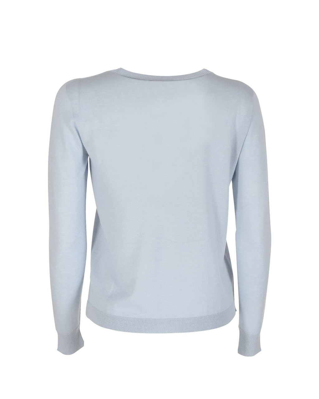 Crown of Edinburgh Cashmere Blauer Kaschmir-Pullover