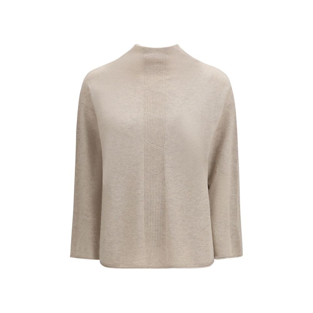 Max Mara Pure Beiger Kaschmirpullover