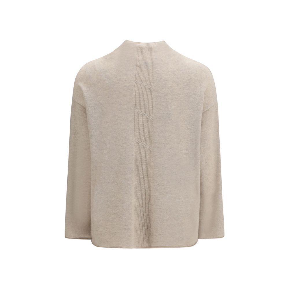 Max Mara Pure Beiger Kaschmirpullover