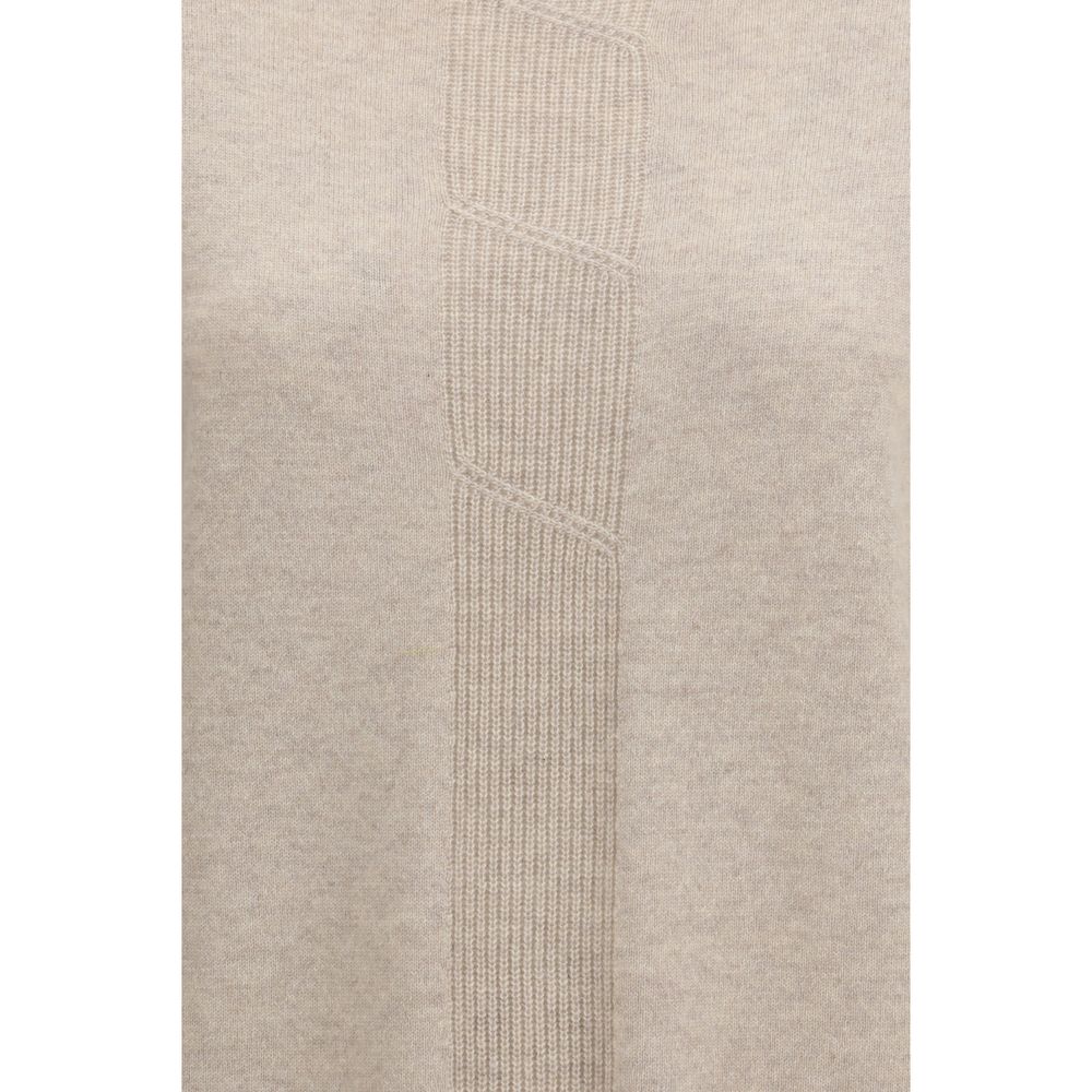 Max Mara Pure Beiger Kaschmirpullover