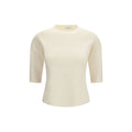 Max Mara Pure Beige Viskose-T-Shirt