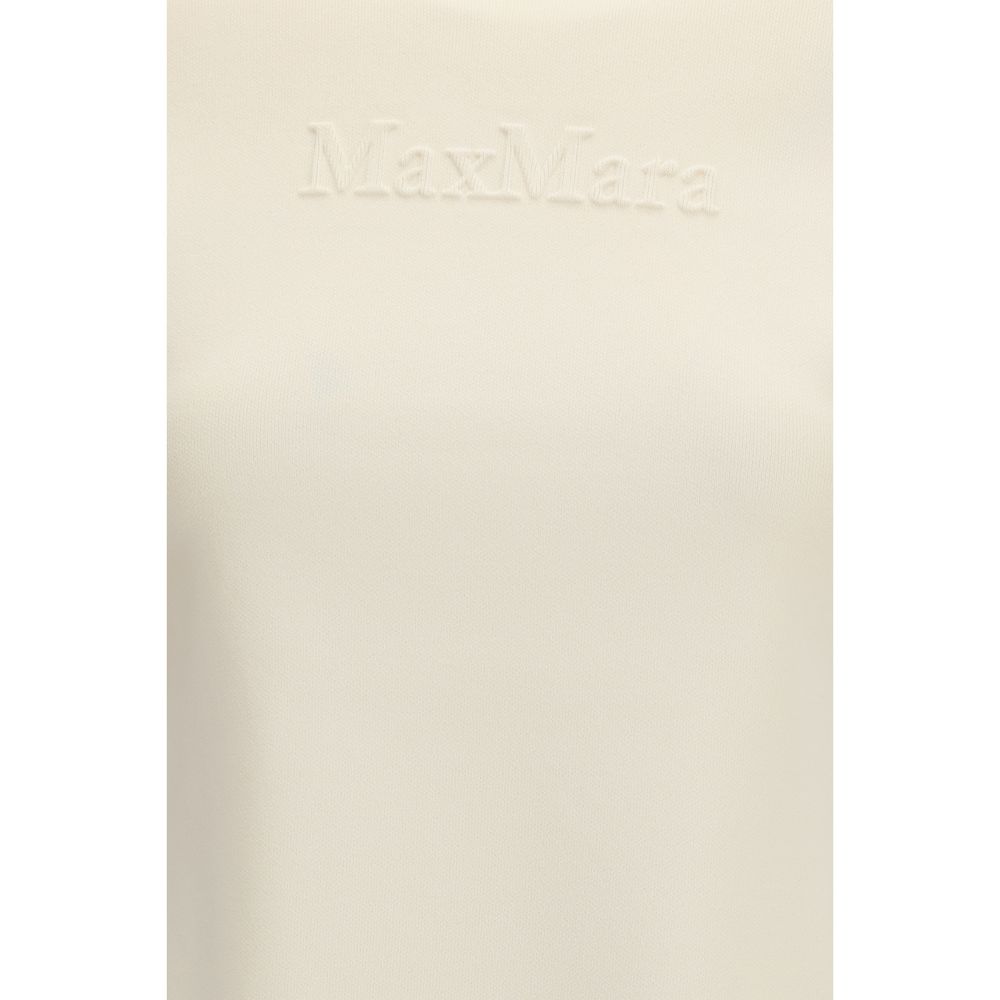 Max Mara Pure Beige Viskose-T-Shirt