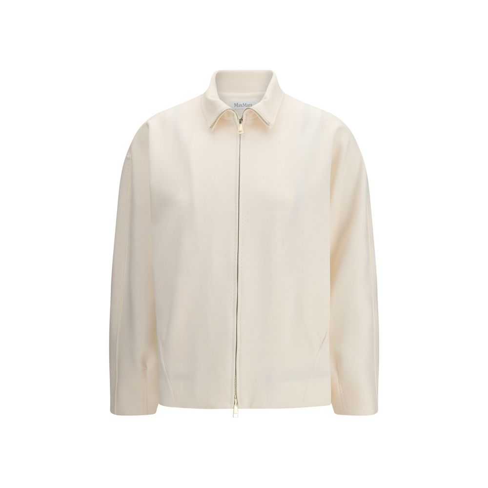 Max Mara Pure Beige Polyamide Shell Jacke
