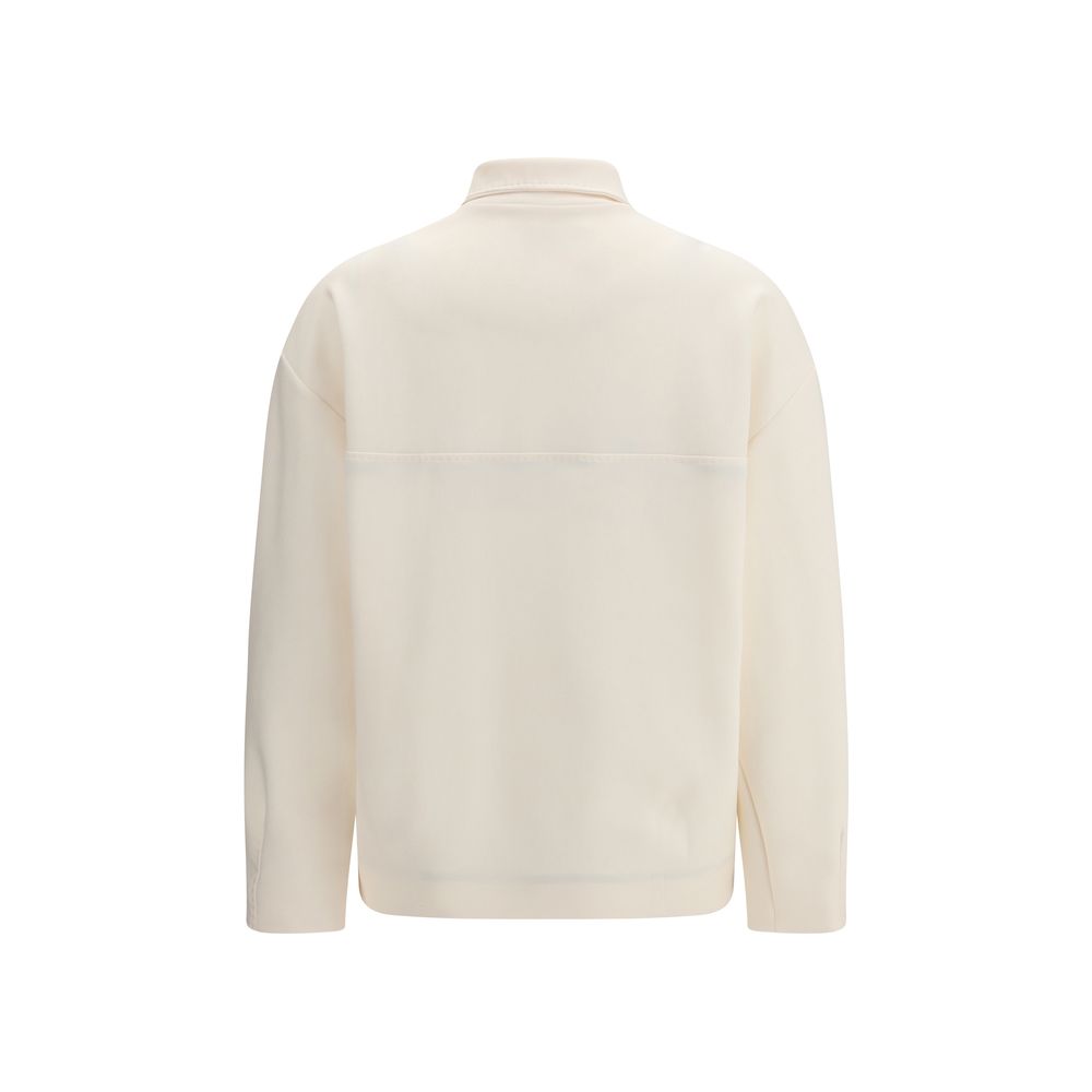 Max Mara Pure Beige Polyamide Shell Jacke