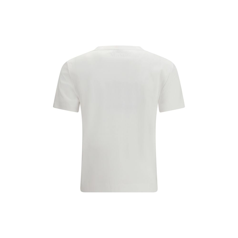 Max Mara Pure Weißes Baumwoll-T-Shirt