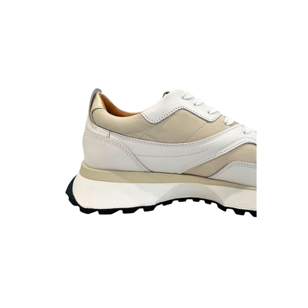 Hugo Boss Men's White Leather Sneakers