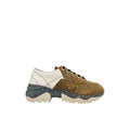 Borbonese Beige Leather Women's Sneakers