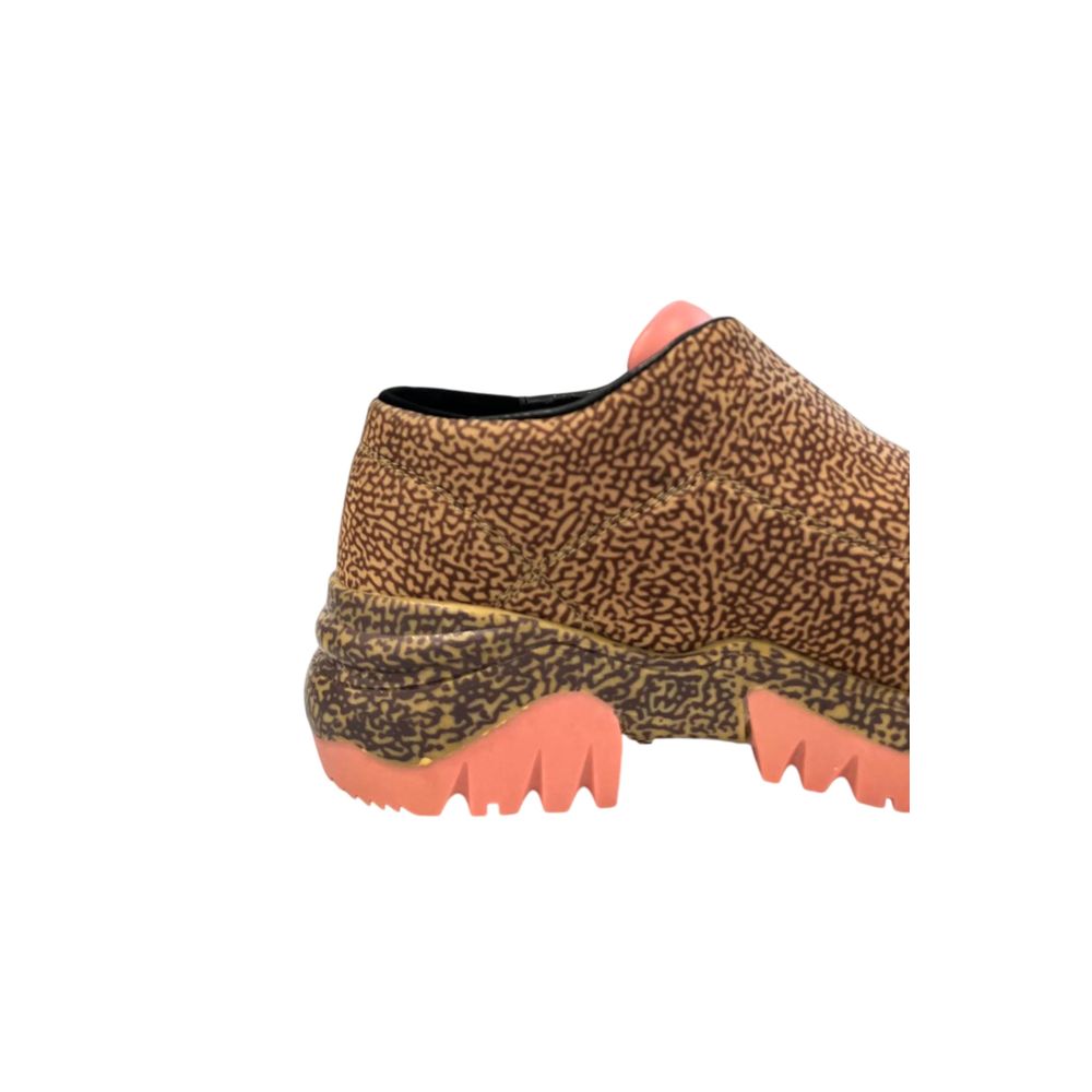 Borbonese Beige Genuine Leather Sneakers