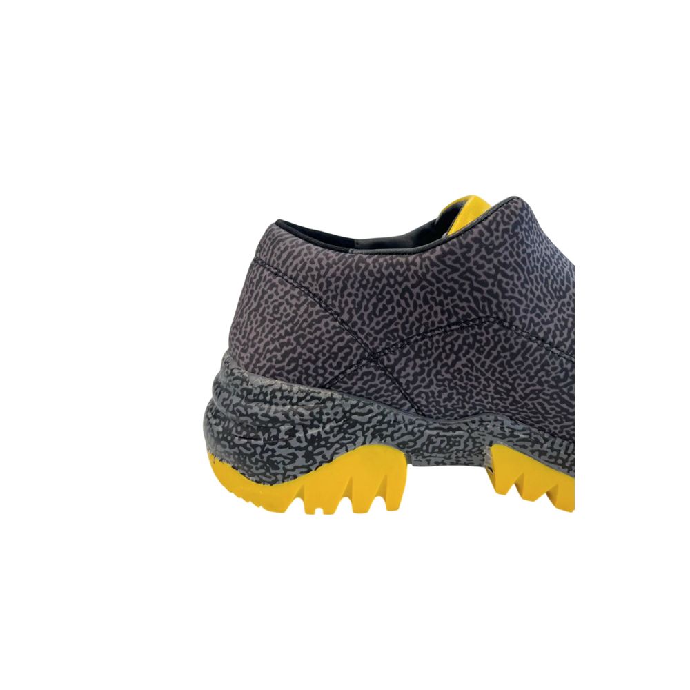 Borbonese Schwarzer Sneaker aus echtem Leder