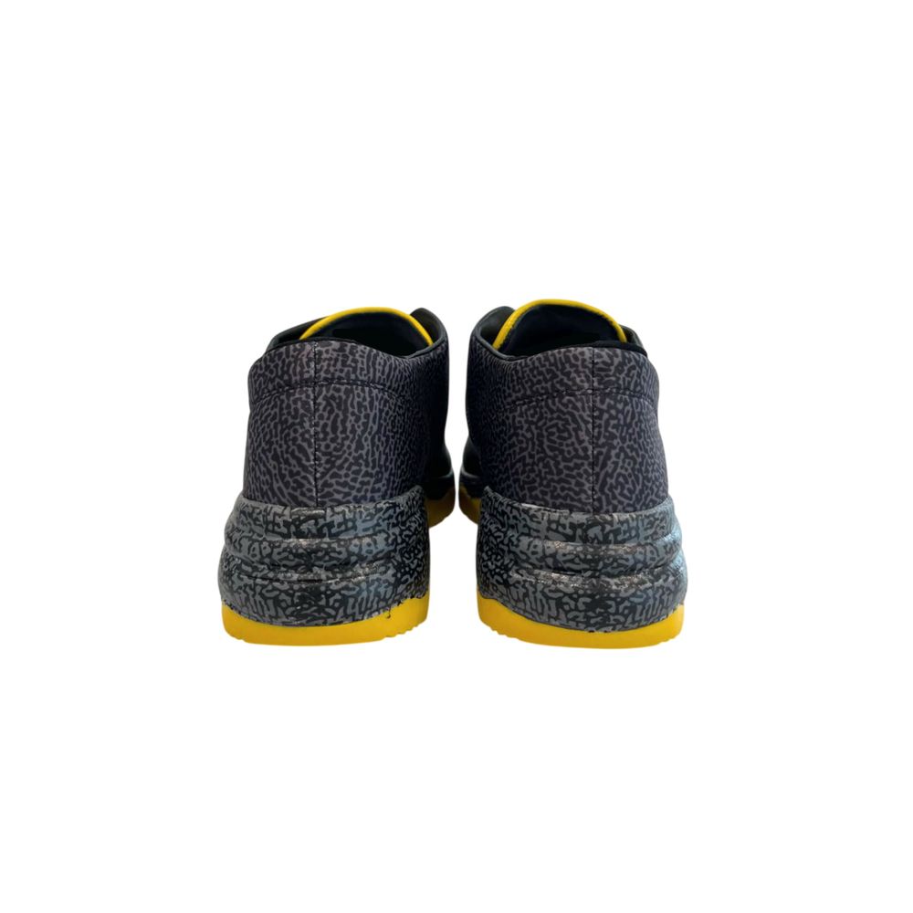 Borbonese Schwarzer Sneaker aus echtem Leder