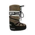 Borbonese Beige Textil-Stiefel für Damen