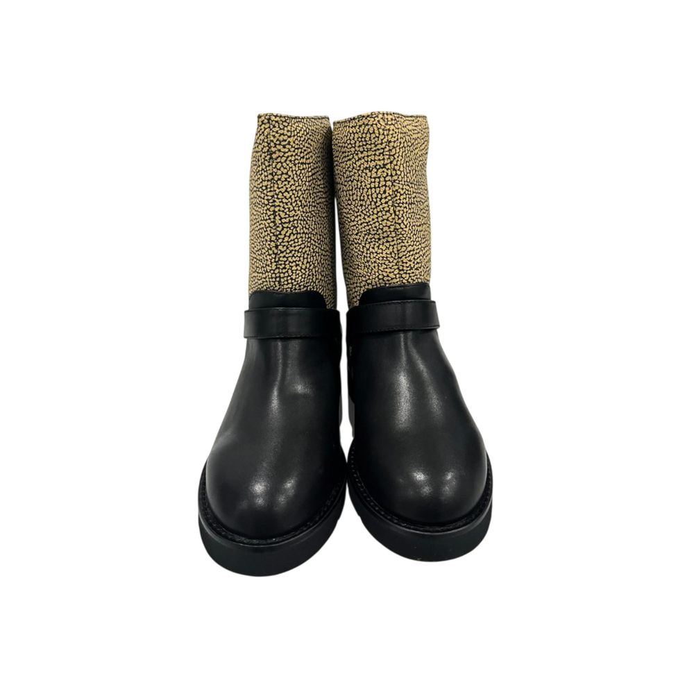 Borbonese Women's Boots in Beige Leather