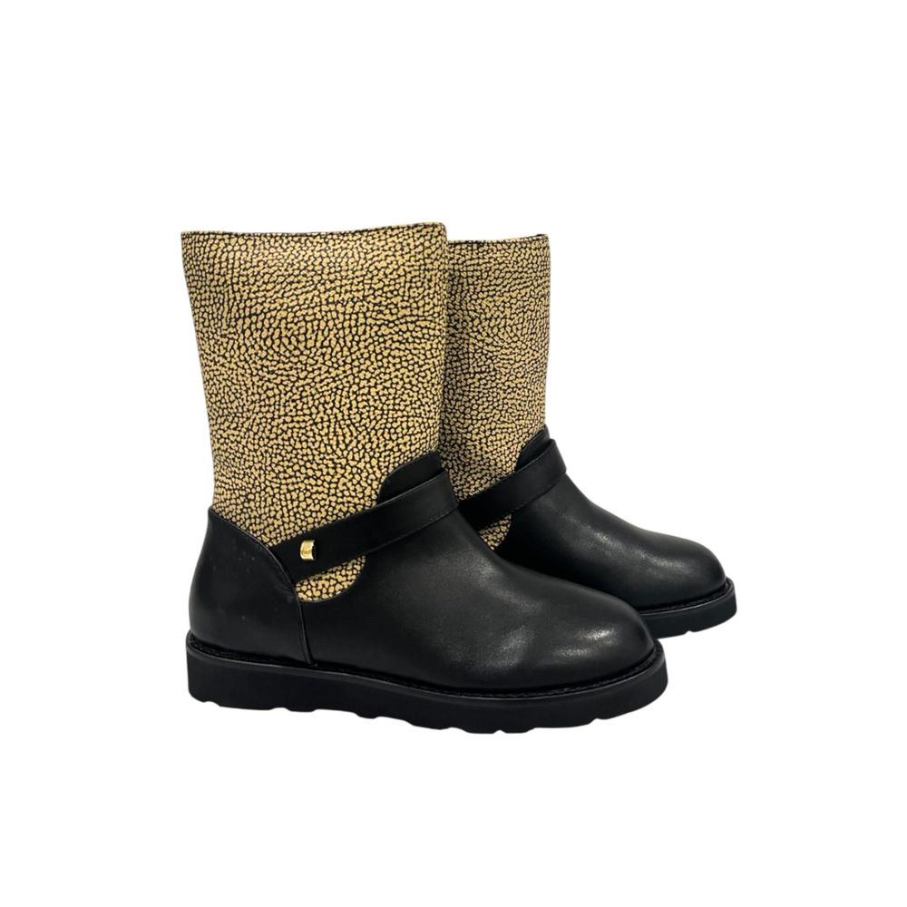 Borbonese Women's Boots in Beige Leather