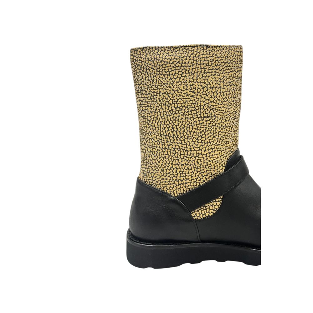 Borbonese Women's Boots in Beige Leather