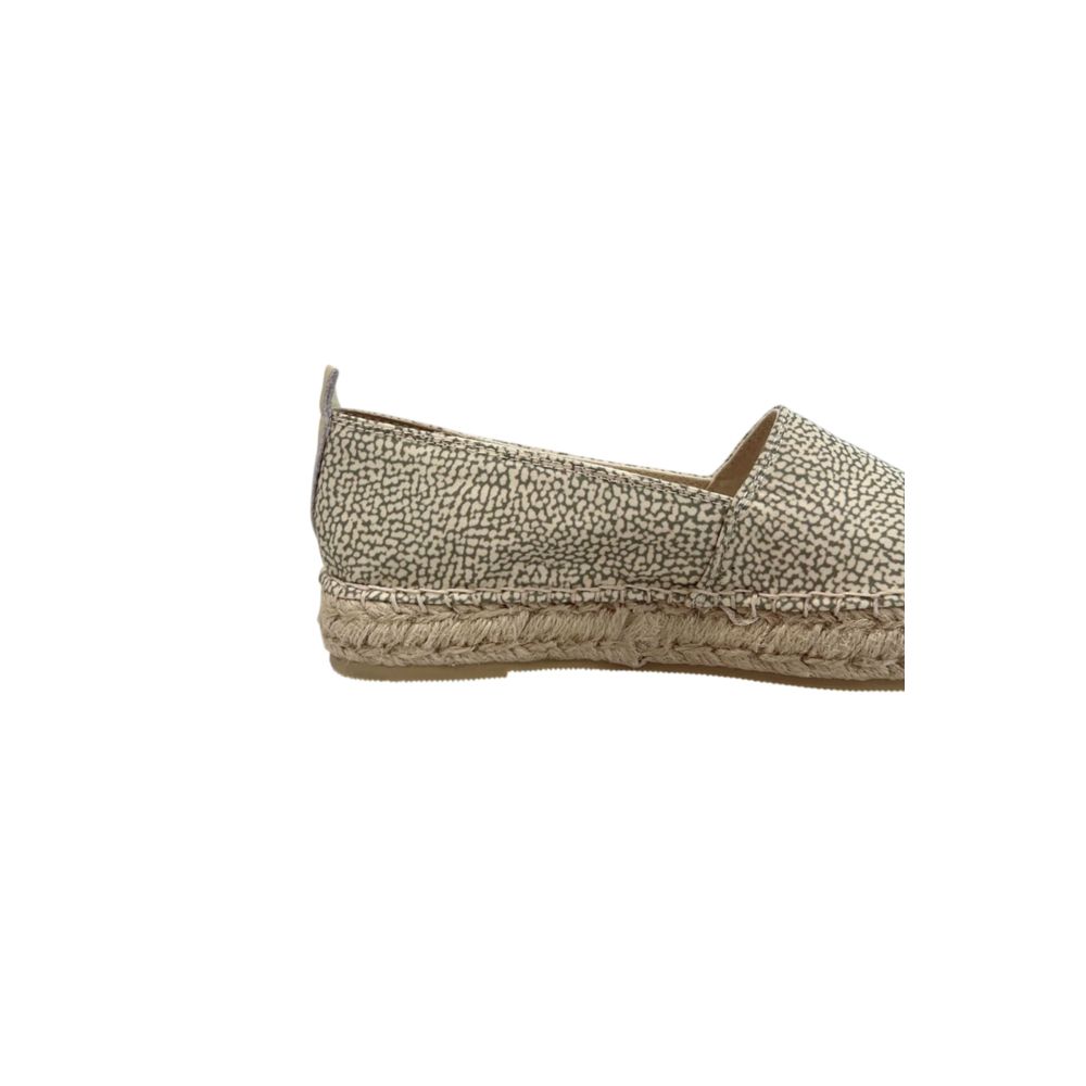 Borbonese Zweifarbige Sandale aus Stoff