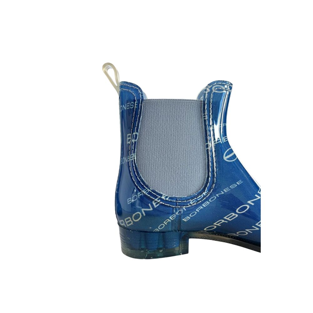 Borbonese Blaue Damen-Stiefeletten aus anderen Materialien