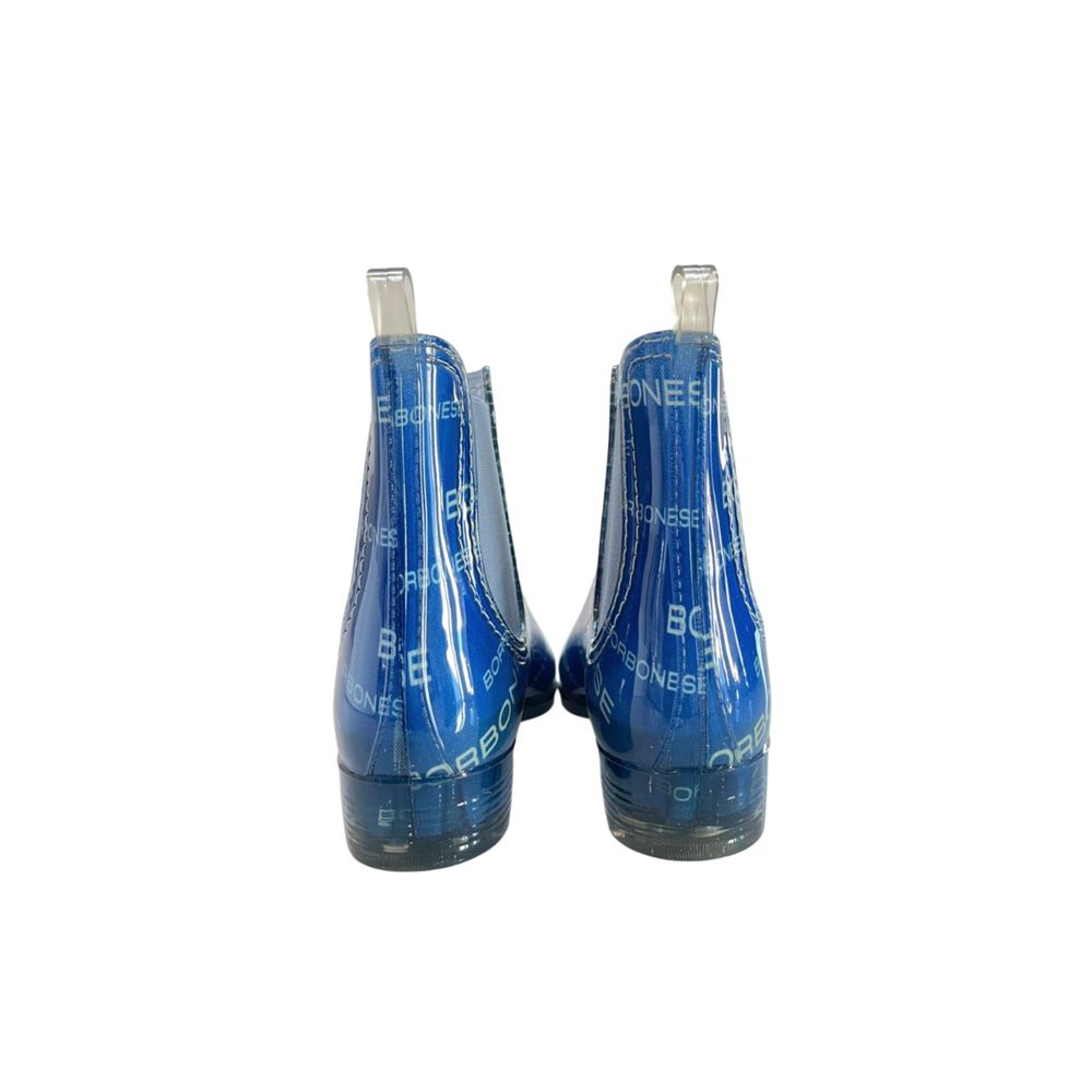 Borbonese Blaue Damen-Stiefeletten aus anderen Materialien