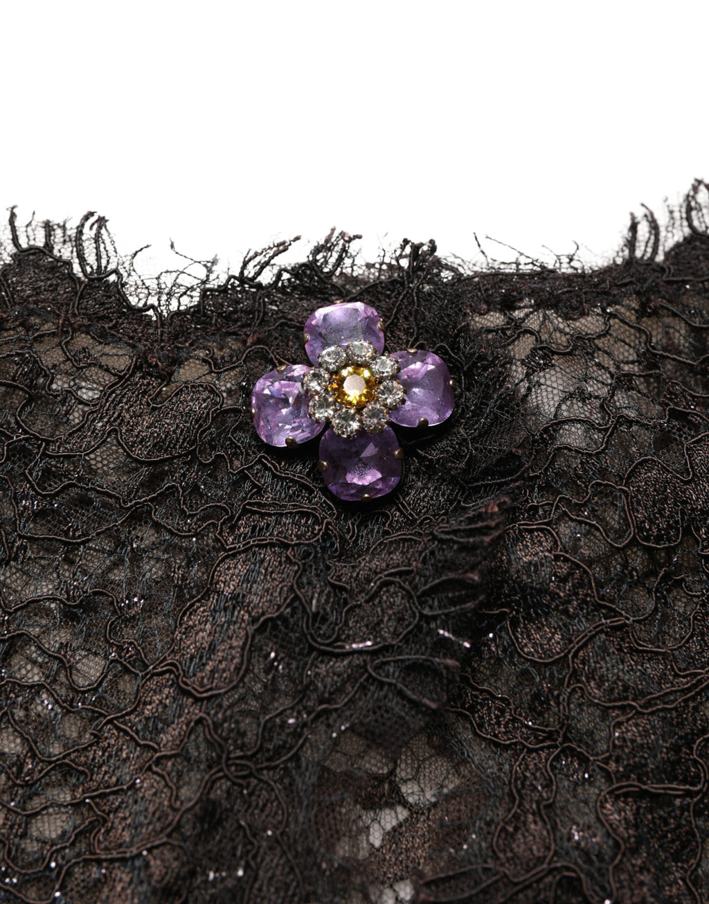 Dolce & Gabbana Schwarzes Etuikleid mit Blumen-Spitze, lang, Maxi-Länge