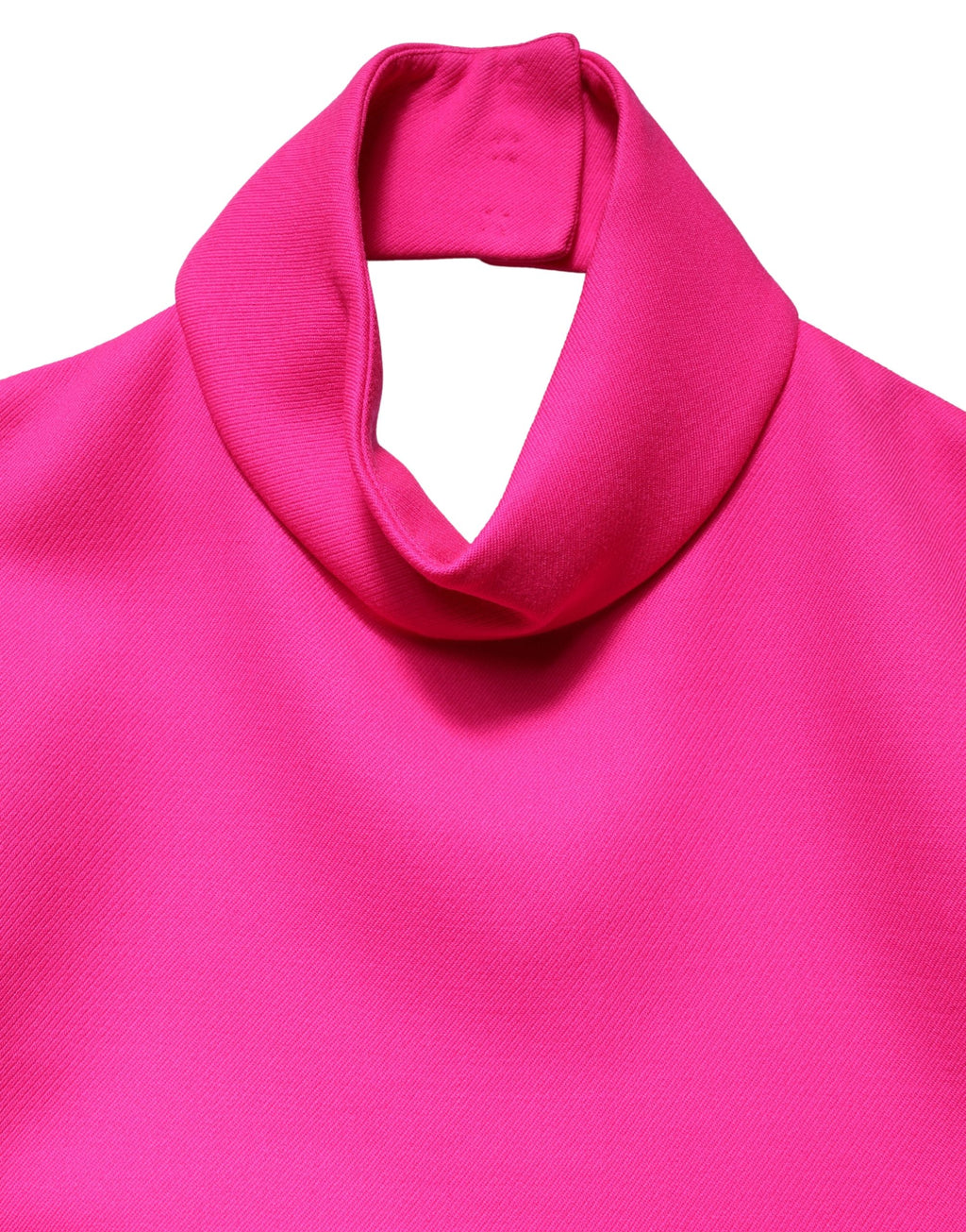 Dolce & Gabbana Ärmelloses Neckholder-Top aus Wolle in Hot Pink