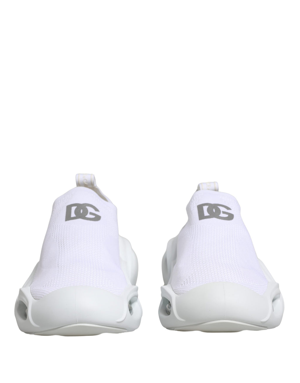 Dolce & Gabbana Weiß Slip On Wave Low Top Turnschuhe Schuhe