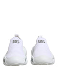 Dolce & Gabbana Weiß Slip On Wave Low Top Turnschuhe Schuhe
