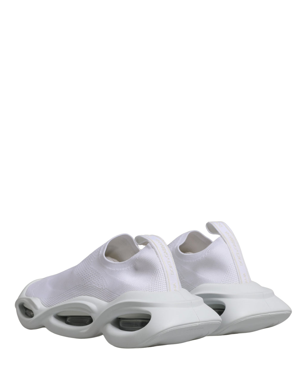 Dolce & Gabbana Weiß Slip On Wave Low Top Turnschuhe Schuhe