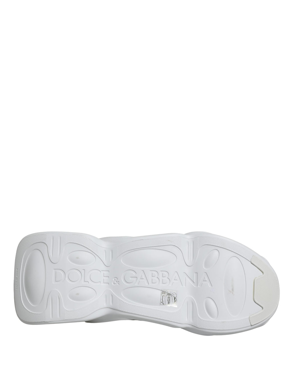Dolce & Gabbana Weiß Slip On Wave Low Top Turnschuhe Schuhe