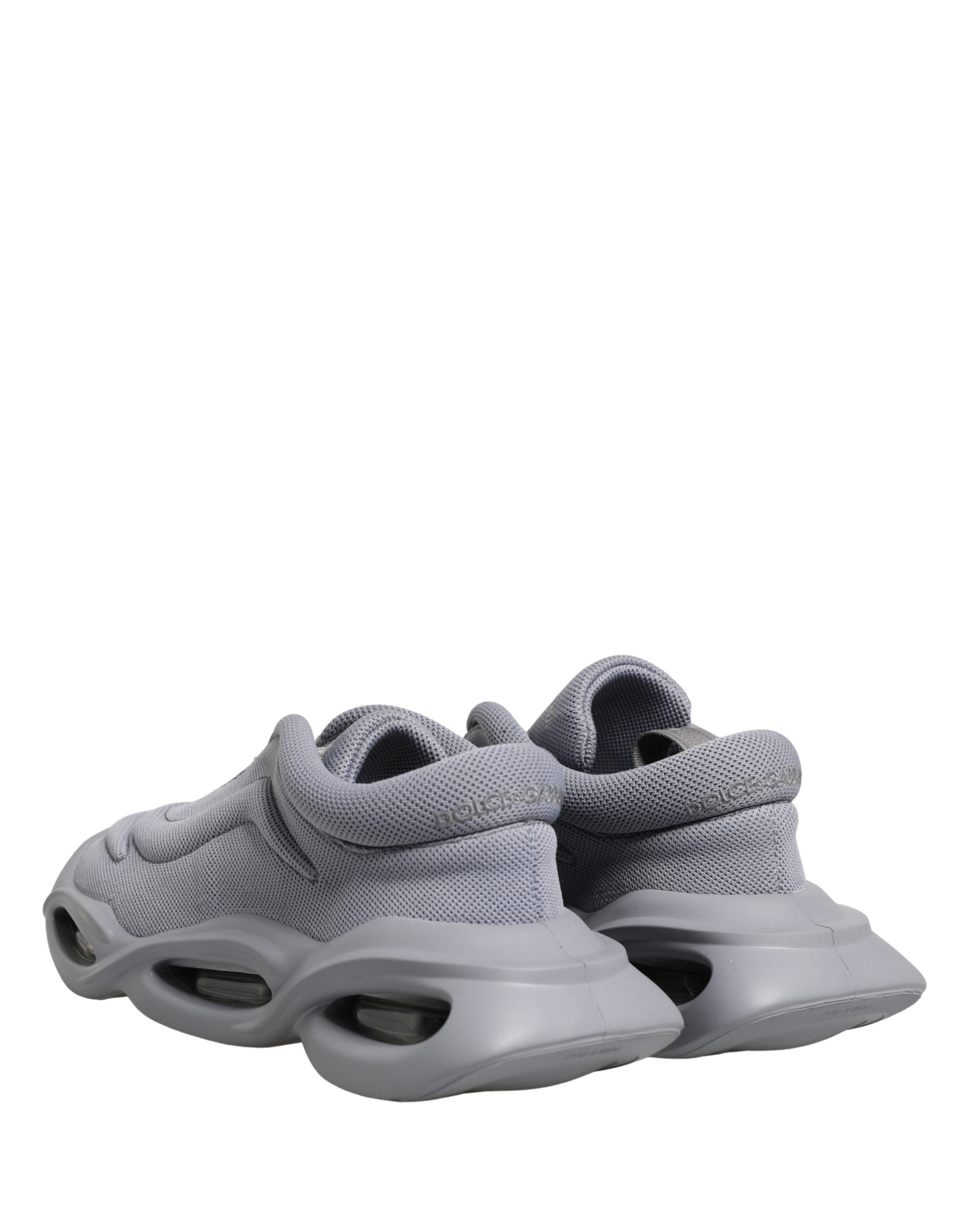Dolce & Gabbana Graue Slip-On Wave Low-Top-Sneaker