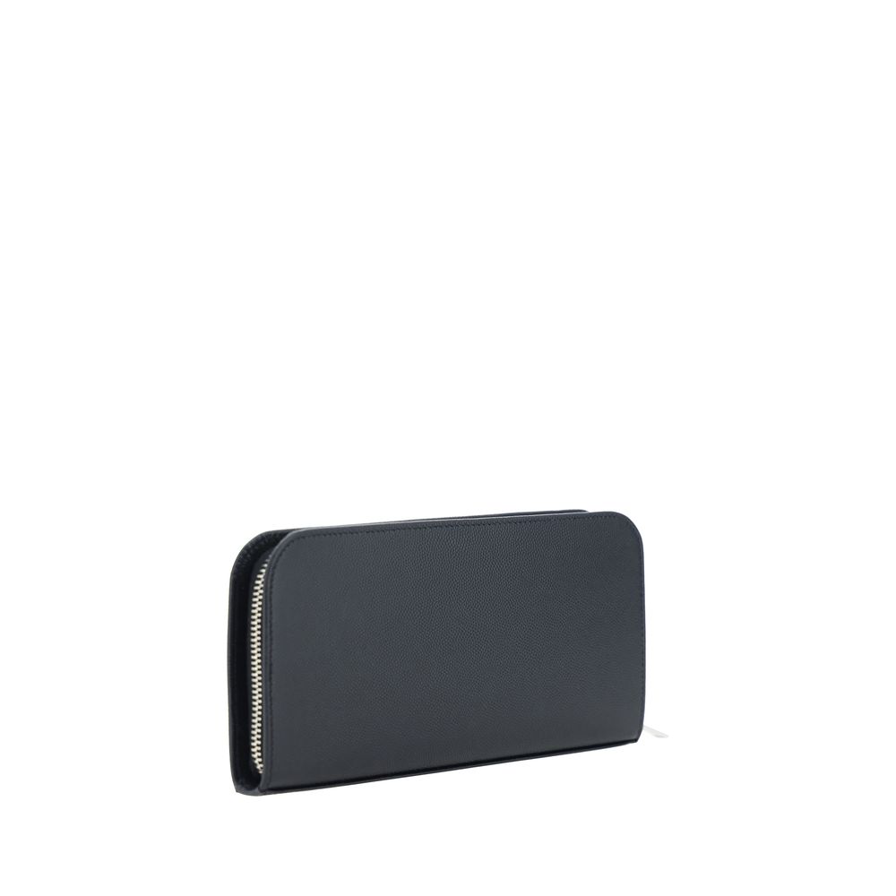 Saint Laurent Black Calfskin Bos Taurus Wallet