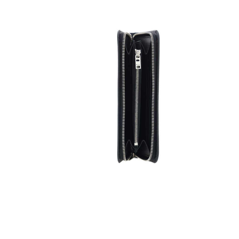 Saint Laurent Black Calfskin Bos Taurus Wallet