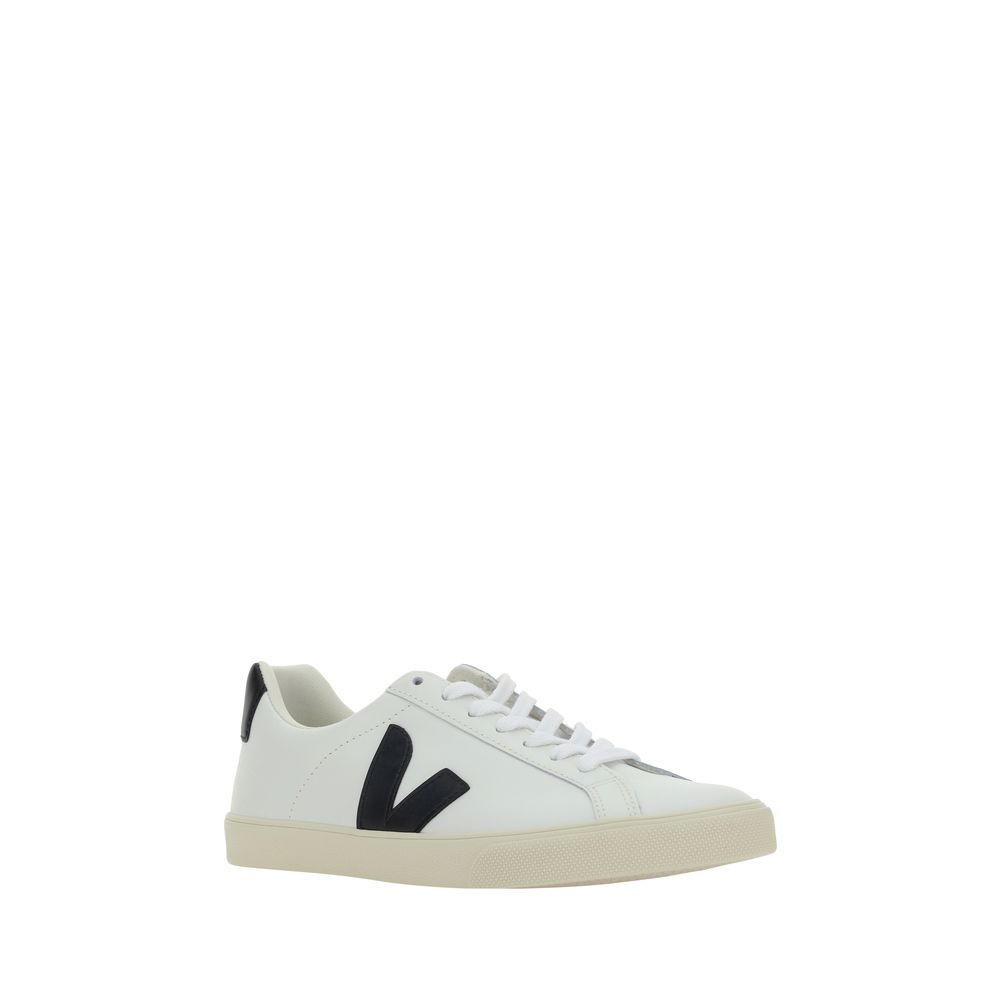 Veja White Bos Taurus Calf Leather Low-Top Sneakers