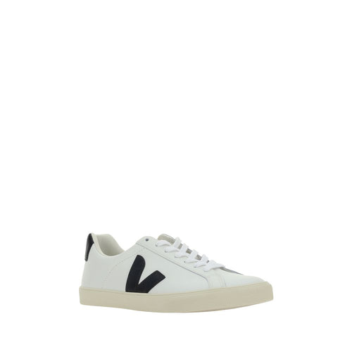 Veja Weiße Bos Taurus Kalbsleder Athletic Sneaker