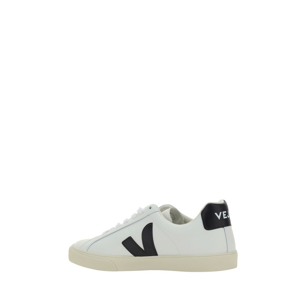 Veja White Bos Taurus Calf Leather Low-Top Sneakers