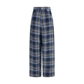 MARBELL Blue linen trousers
