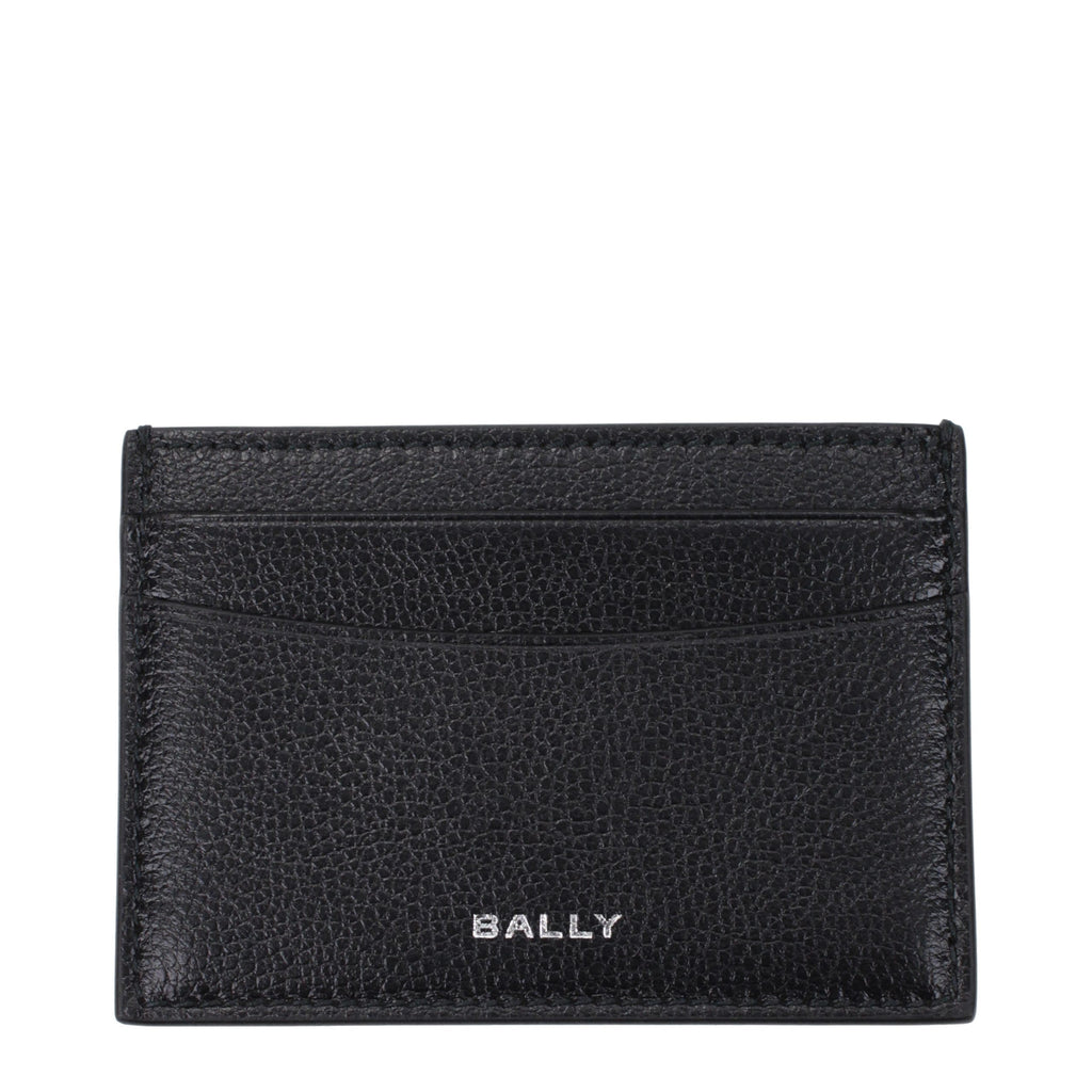 Bally Schwarzer Kartenhalter aus Leder