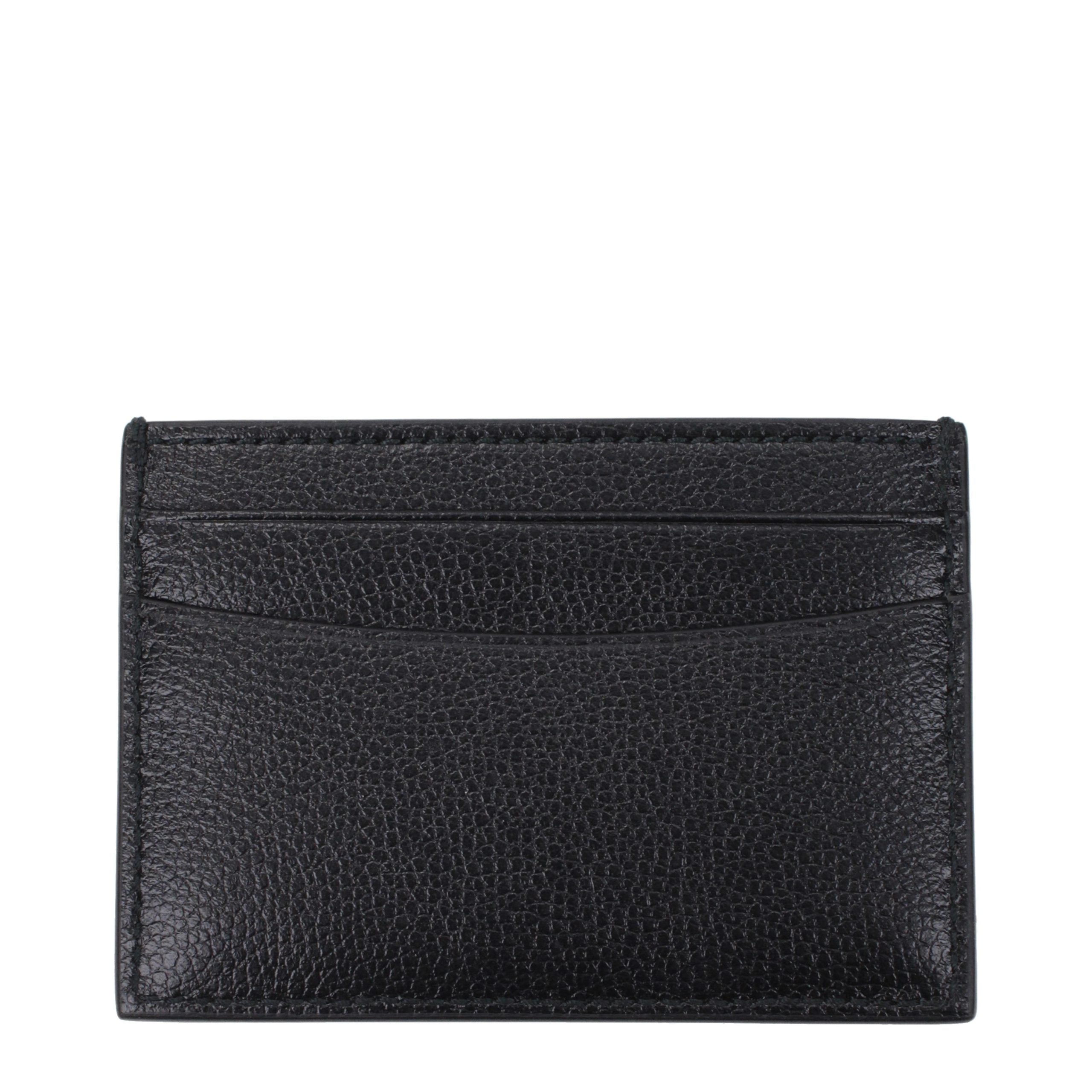 Bally Schwarzer Kartenhalter aus Leder