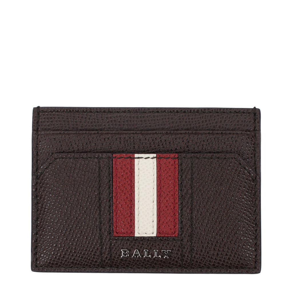 Bally Brauner Leder-Kartenhalter