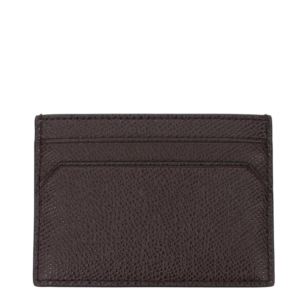 Bally Brauner Leder-Kartenhalter